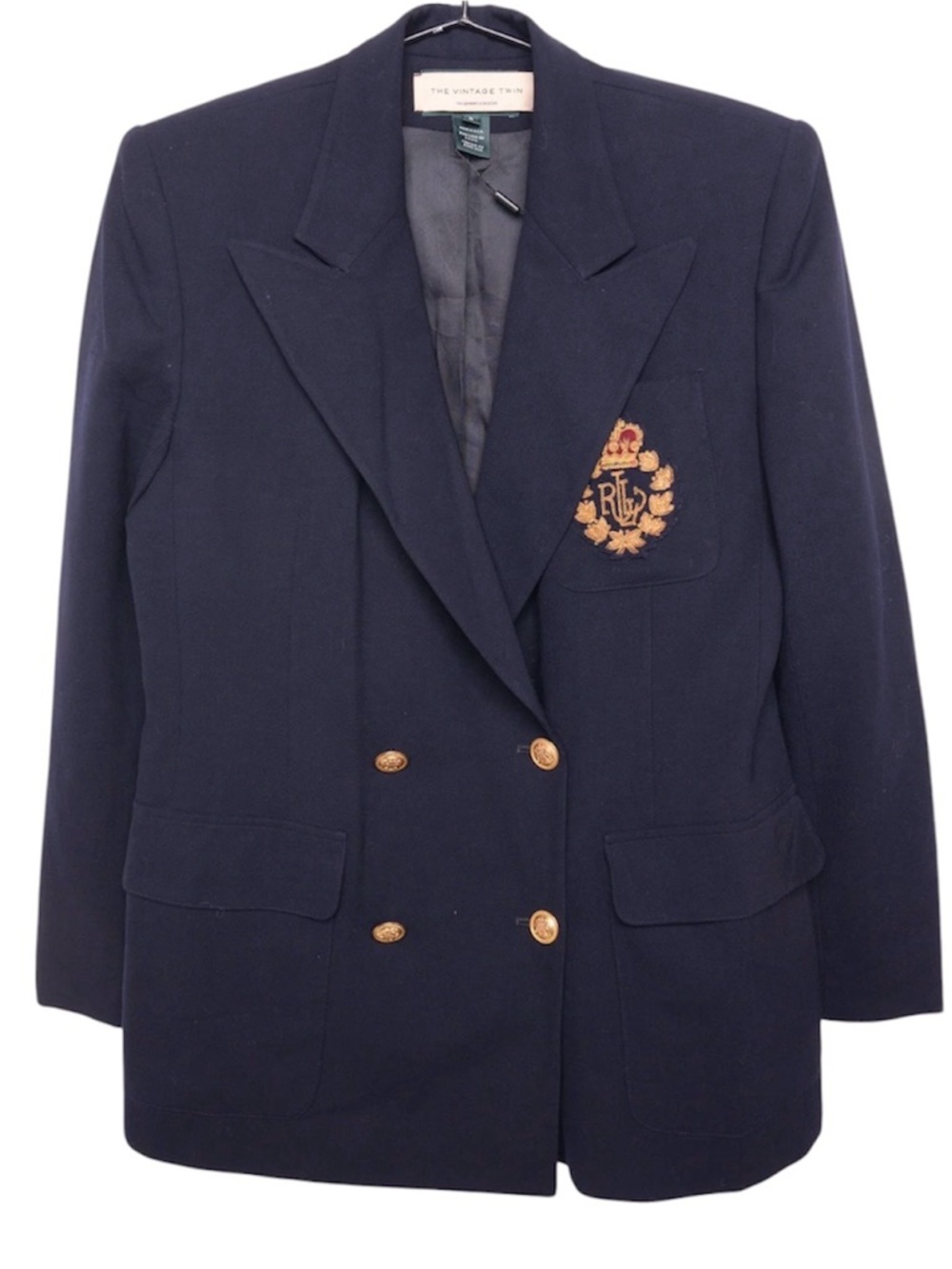 Vintage Ralph Lauren Royal Crest Blue Blazer